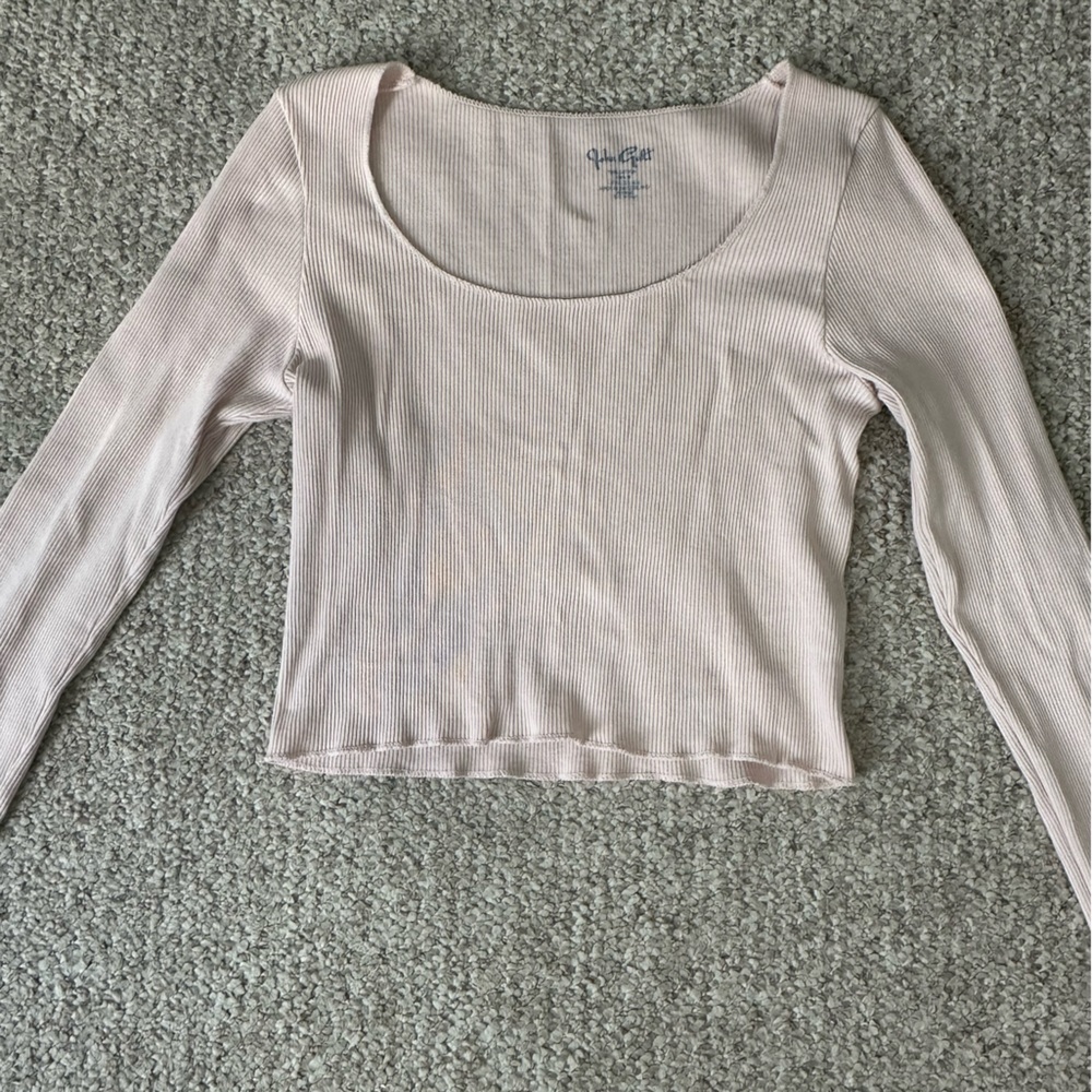 Brandy Melville baby pink long sleeve
